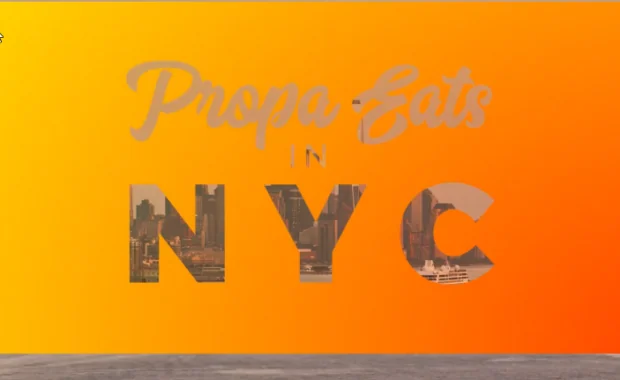 Propa Eats video interview with Trinciti